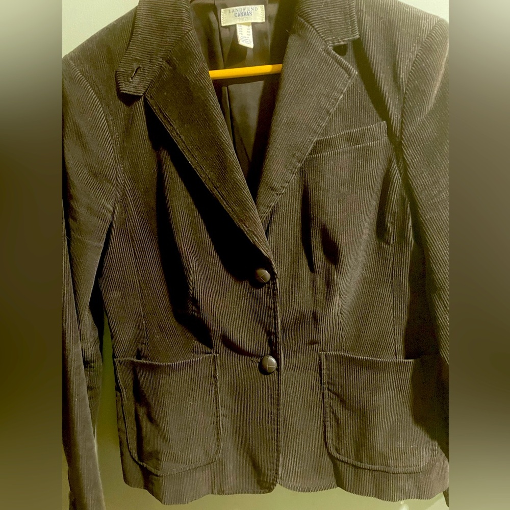 Landsend canvas  Blazer Jacket 8us